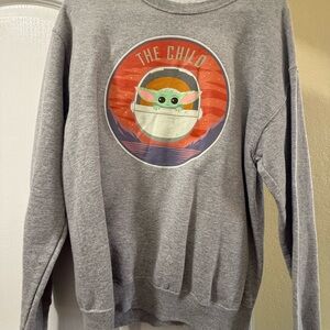 Disney Gray Fleece Sweatshirt